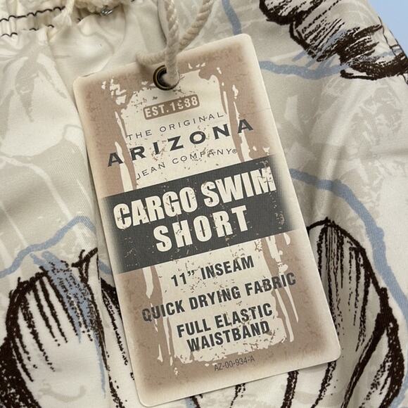 ARIZONA Men’s Large Cargo Swim Shorts - Picture 2 of 4